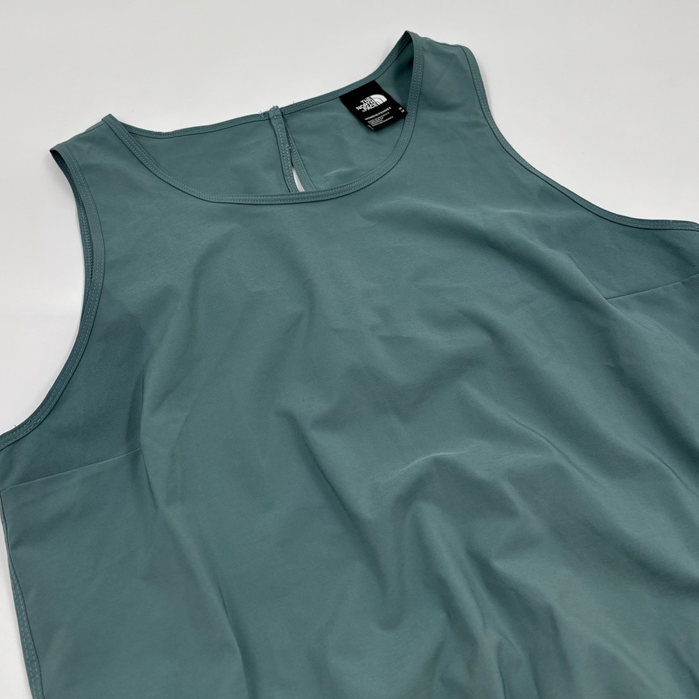 The North Face Women's M Teal Polyester Stretch Athletic Jumpsuit